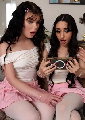 Step Siblings - Ronnie Violet , Lola Valentine - Lets Goon Together: We Found Moms Secret Porno