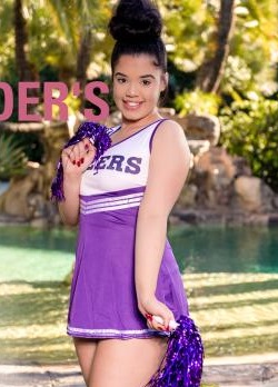 Only Teen Blowjobs - Archer Ali - Cheerleaders Backyard Tease