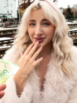 Public Agent - Sunflower Doll - Pretty British Blonde Facial