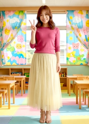 FC2-PPV-4922865 幼〇園の人妻保育士 笑顔が可愛い黒髪ロング先生が時に生〇徒のパ〇