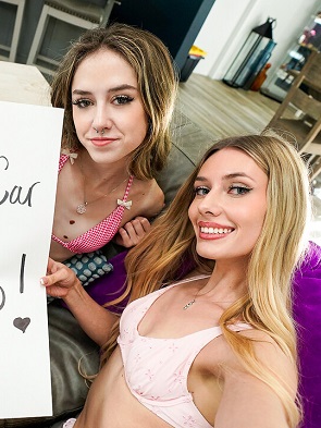 Cum Swapping Sis - Daisy Fox , Emily Jade - Stepsis And Her Friend Have A Bikini Carwash - S7:E10