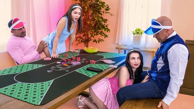 Daughter Swap - Mia River , Evie Christian - Poke-Her Night: Our Pussies Can Be Your Lucky Charms, Go All In
