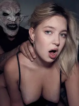 Only Tarts - Nikoletta Queen - Halloween Night: The Monster Goes Inside Her Pussy